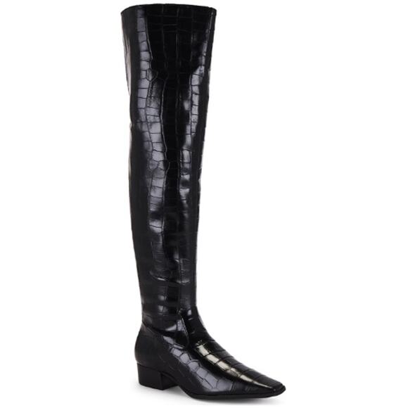 Schutz Helena Over The Knee Boot in Black – EUC Size 10 - Picture 1 of 6
